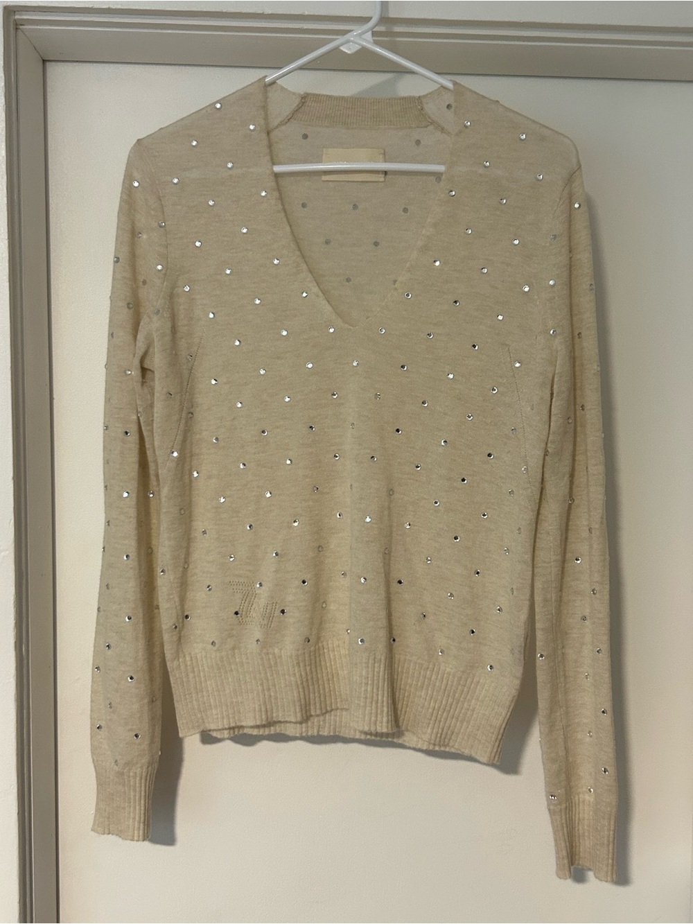 Zadig & Voltaire Rivy Embellished Cashmere Sweater
